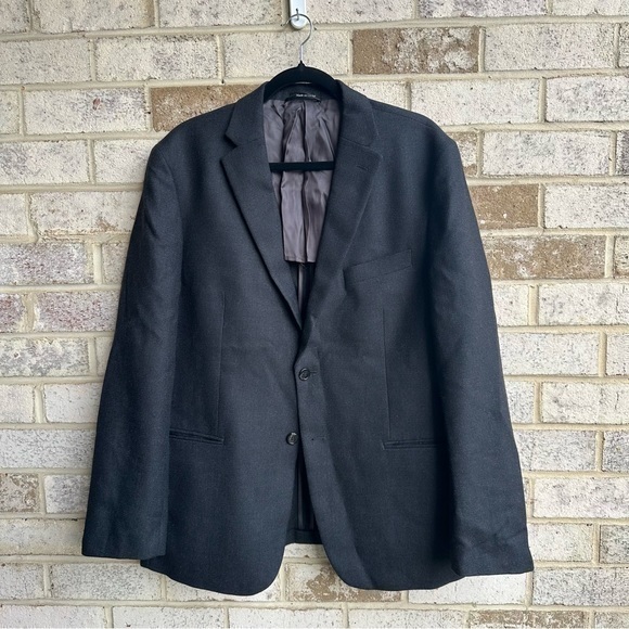 Ralph Lauren men’s 100% wool gray business casual wool jacket size large (44R)